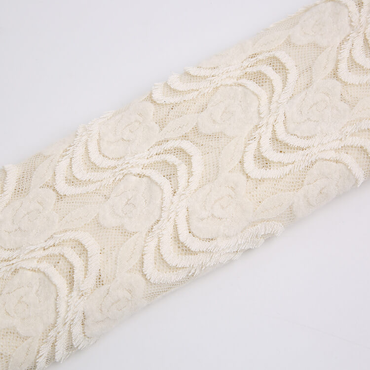 Lace Fabric Dress Feather Nylon Brushed for Women's Wear Wholesale Sup 6